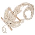 thumbnail image 5 of Tapiz tejido de macramé para decoración bohemia de algodón para colgar en la pared para sala de estar, guardería, oficina, color beige, 5 of 5
