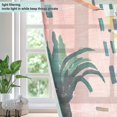 thumbnail image 4 of Yayeee Window Curtains Light Filtering 63"x42" Grommet Panel Pair Home Living Room Decor, Art City, 4 of 7