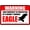 Warning Sign 1, variant on Warning Tin Sign Warning This Property Is Protected By A Highly Trained Eagle - 8"x12" Retro Vintage Metal Wall Decor for Home Road Garage