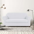 thumbnail image 2 of CHUN YI Housse de Canapé Extensible 2 Pcs à Carreaux avec Coussin, 2 of 6