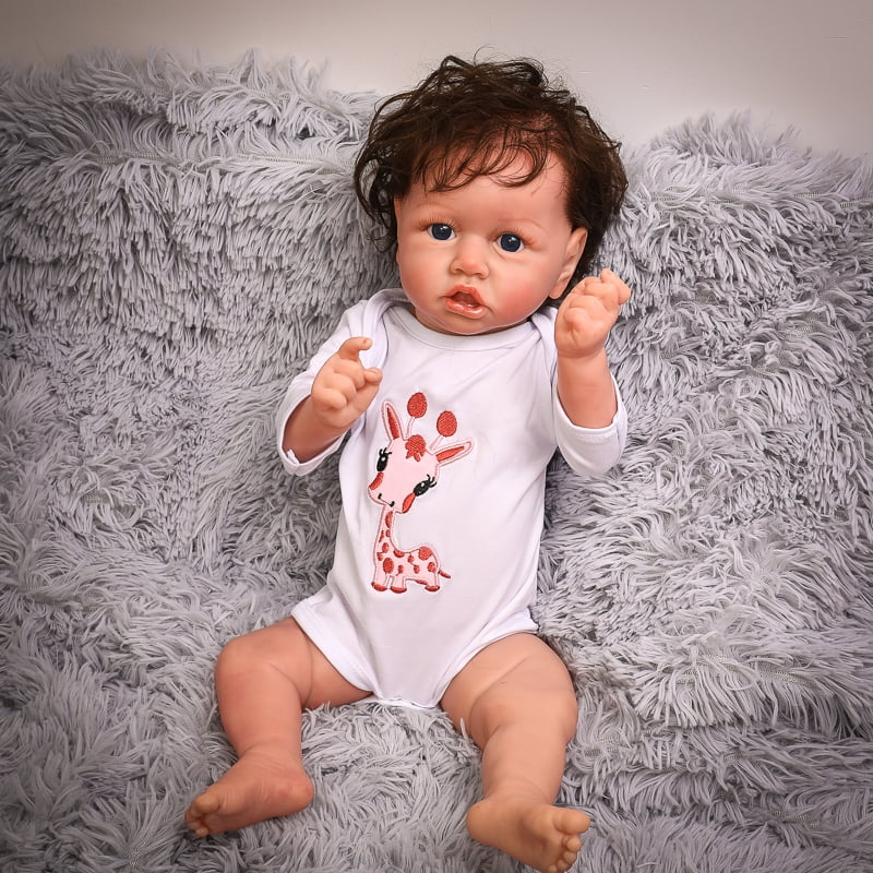 brown silicone baby dolls