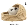 thumbnail image 7 of Kkkded Grass House for Rabbits,Rabbit Bunny Grass House/Rabbit Hideout / Hand Crafted Natural Grass Hideaway, 7 of 7