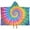 Rainbow Tie Dye-1, variant on Rainbow Tie Dye Spiral Hooded Bath Towel,60"x35" for Ages 3 To 12 Kids, Quick Dry Lightweight Soft Microfiber Hood Beach Towel Cover Up for Kids