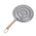 thumbnail image 1 of Heat Diffuser with Wooden Handle Coffee Milk Cookware Metal Simmer Ring Kitchen Tool, 1 of 10