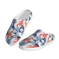thumbnail image 2 of Daiia Red Lobster Print Women’s Fuzzy Slippers Memory Foam Lightweight House Shoes Cozy Loafer Flannel House Shoes-42/43, 2 of 7