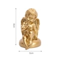 thumbnail image 4 of Estatua Adorno curvo a mano Sobre rezando Dorado 1 Zulema Estatuilla de ángel, 4 of 4