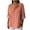 Orange, variant on VEKDONE Women's Linen Button Shirts Fall Long Sleeve V-Neck Tunic Tops Polka Dot Print Plus Size Blouse Casual Loose Lightweight Pullover Top