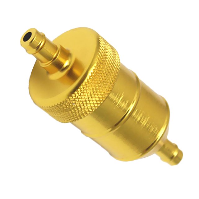 koolsoo 8mm Anodized Alloy Motorbike Motorcycle Billet Inline Gold