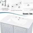 thumbnail image 2 of 60 - inch Bathroom Vanity with Double Sinks Ideal for Two - Person Bathrooms and Flexible Storage, 2 of 7