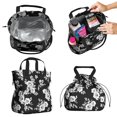 thumbnail image 2 of Pioneer Flower Floral Print Pattern Drawstring Lunch Bag Women - Drawstring Lunch Bag Insulated for Work Office - Stain-Resistant Large Lunchbags for Women with Multi-Pockets, 2 of 6