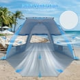 thumbnail image 3 of SUNOYAR Tent Sun Shelter, Pop up Beach Tent for 4-6 Person with UPF 50+UV Protection, Portable Shade Canopy for Camping, Picnics and Outdoor, 3 of 9
