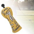 thumbnail image 4 of Funda protectora de madera para cabeza de golf duradera, regalo para golfistas, para hombres y mujeres UT amarillo, 4 of 9