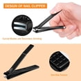 thumbnail image 4 of Hent 18-Piece Manicure & Pedicure Kit, Stainless Steel Nail Grooming Set with Portable Case, Professional Nail Care Tools, 4 of 7