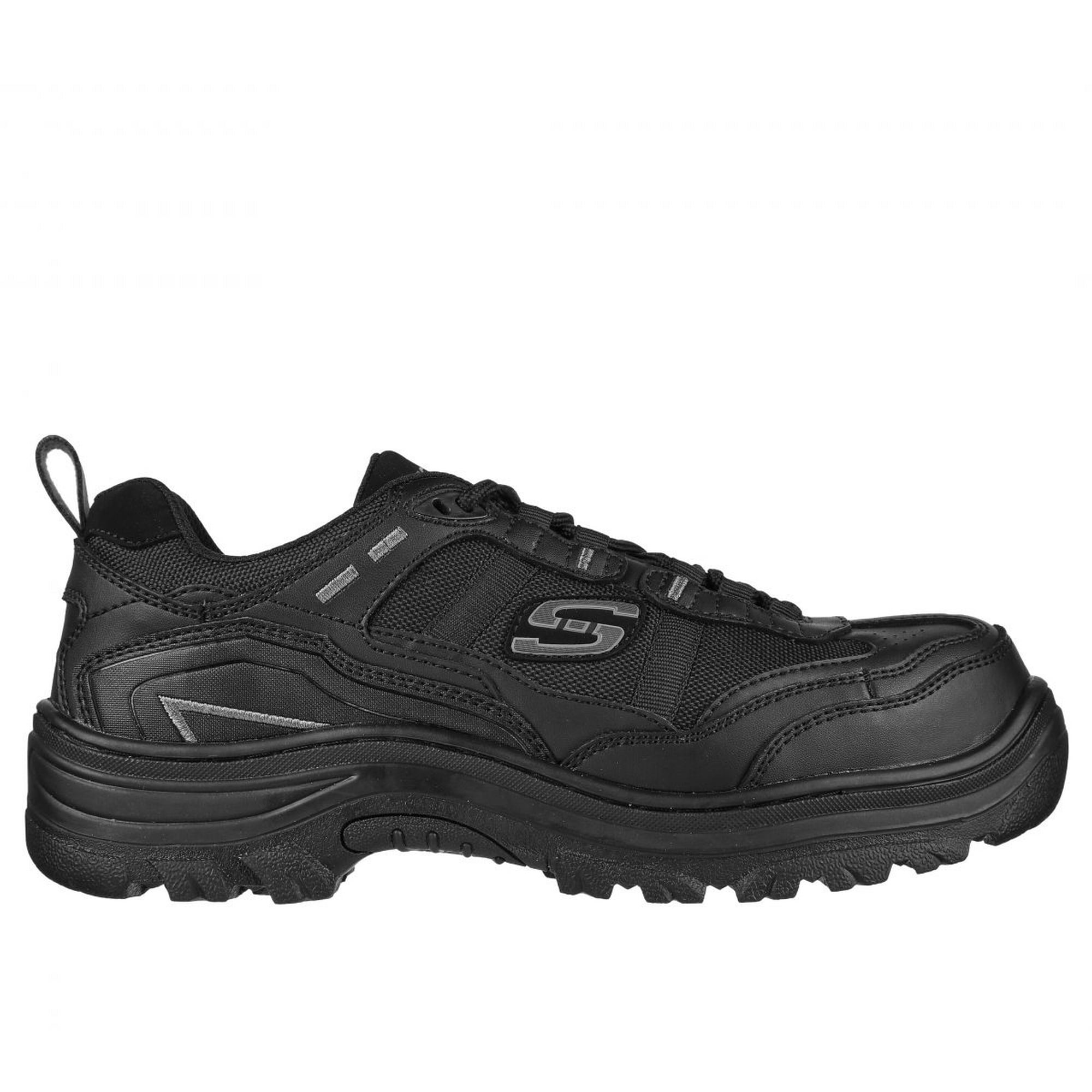 SKECHERS WORK Men s Burgin Sawda Composite Toe Work Shoe Black 200088 BLK Walmart