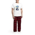 thumbnail image 5 of CafePress - Pro Ukraine Support Ukrainian Flag Peace S Pajamas - Men's Light Loose Fit Cotton Pajama Set, 5 of 7