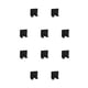 thumbnail image 1 of Soporte para afeitadora Naiovety colgador de pared almacenamiento ducha cepillo toalla recortadora aluminio Negro, 1 of 6