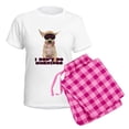 thumbnail image 5 of CafePress - Chihuahua Mornings Women's Light Pajamas - Women's Short Sleeve Print T-Shirt and Pants Light Cotton Pajama Set, 5 of 7