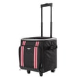 thumbnail image 4 of Igloo 40 Can Large Portable Insulated Soft Cooler with Rolling Wheels, Black/Red, 4 of 9