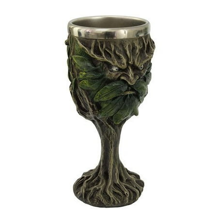 

CELTIC GREENMAN DRINKING GOBLET CHALICE KITCHEN DECOR by Pacific Giftware