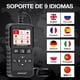 thumbnail image 2 of Detector de fallas OBD2 para automóvil Detector de fallas OBD2 para coche, herramienta de diagnóstico de pantalla a Color, escáner OBD2 en varios idiomas, 2 of 8