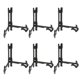 thumbnail image 5 of Caballetes de Plástico BLESIY Negro Soporte para Placas 4-7 Pulgadas, 5 of 8