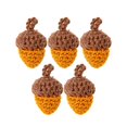 thumbnail image 1 of 5x de , bola, colgante de lana, tejido, hecho a mano para tejer cadenas de pulseras perfecl rosario, 1 of 7