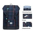 thumbnail image 3 of KAUKKO Mochila ligera para exteriores, mochila de viaje informal para portátil de 15 pulgadas (6-12-negro) KAUKKO EP6-12-black, 3 of 5