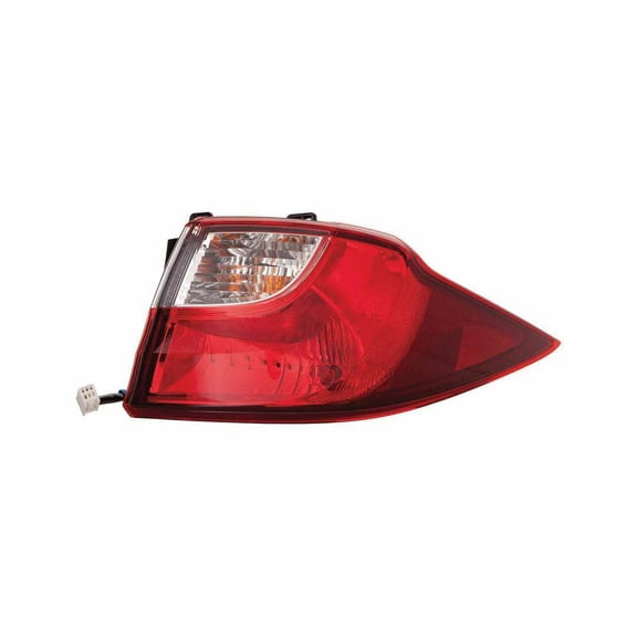 KAI New CAPA Certified Standard Replacement Passenger Side Outer Tail Light Assembly, Fits 2012-2015 Mazda 5