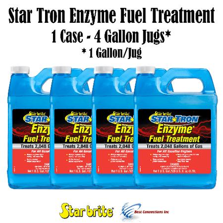 Star Brite Star Tron Enzyme Fuel Treatment 4 Gallons Treats 8192 Gallons of (Best Fuel Treatment For Motorcycle)