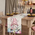 thumbnail image 2 of Table Runners 72 Inches Long Dress Scarves, Gnomes Easter Farmhouse Kitchen Table Runner, Coffee Tablerunners, Colorful Spring Floral Weeping Eggs Rustic 16x72 Inch, 2 of 9