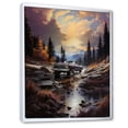 thumbnail image 2 of Designart "Brown Pickup Truck Mountain I" Pickup Truck Floater Framed Wall Art Print, 2 of 7