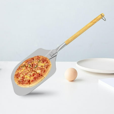 

Multifunction Stainless Steel Pizza Peel Detachable Handle Easy Storage for Bread Pastry Pizza Paddle Oven or Grill Use Pizza Spatula