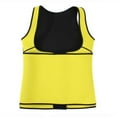 thumbnail image 3 of Waist Trainer Body Shaper Corset Sweat Slimming Belt Weight Loss Compression Trimmer Workout Fitness Shapewear Black-Yellow M, 3 of 11