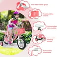 thumbnail image 4 of Naipo 12 Inch Kids Bike Boys Girls,  Kid's Bikes with Training Wheels, Children Bicycle for Kids and Toddler Gift, Pink, 4 of 10