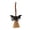 Black Bat, variant on 1 Pcs Halloween Mini Witch Brooms, Witch Broomstick Decorations, Miniature Brooms Ornaments for Halloween Party Decor Doll Accessories DIY Crafts