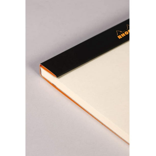 Rhodia Classic Top-Stapled Orange Cover Blank Paper Pad 8-1/4 x 11-3/4