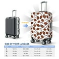 thumbnail image 5 of Bingfone Football Luggage Cover Washable Suitcase Cover Protector Anti-scratch Suitcase cover Fits 18-32 Inch Luggage, 5 of 8