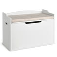 thumbnail image 1 of Costway Wooden Toy Box Kids Storage Chest Lift Top Bench Seat W/ Cushion & Safety Hinge, 1 of 10