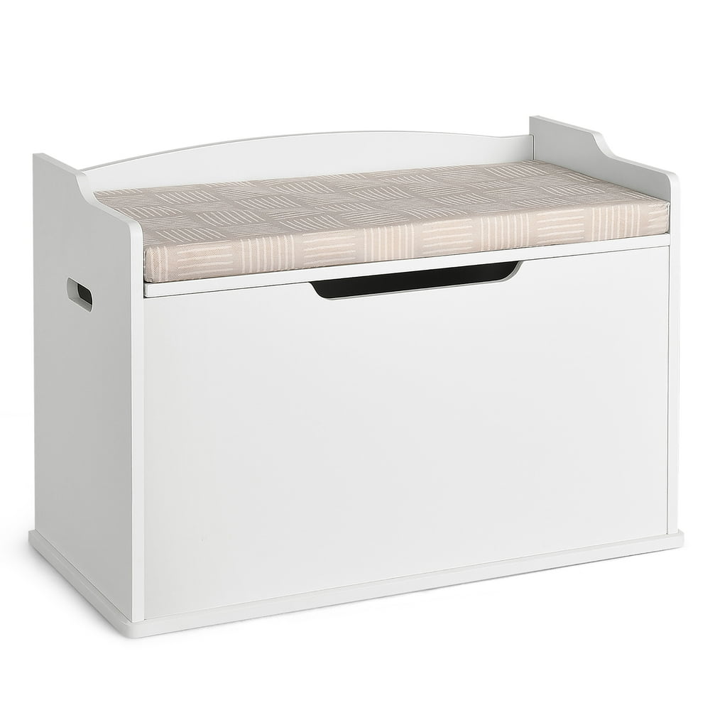 rattan toy box bench