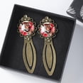 thumbnail image 3 of Rose Leopard Book Accessories: Vintage Copper-Colored Lace Bookmarks - Set of 2 Stainless Steel Book Marks - Gifts for Book Lovers and Readers, 3 of 5