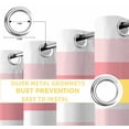thumbnail image 6 of Pink White Striped Blackout Curtains for Bedroom/Living Room, Thermal Insulated Kitchen Curtains, Farmhouse Stripes Grommet Darkening Window Treatment Drapes 52"x72"x2, 6 of 8