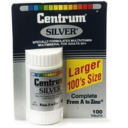 Centrum Multivitamin/Multimineral Supplement Centrum Silver 100 Ea