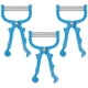thumbnail image 1 of Depiladora facial manual de 3 piezas, suministros para el cuidado facial (azul), 1 of 6