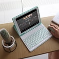 thumbnail image 3 of Estuche para teclado Irfora Funda de teclado BT desmontable con ranura elástica para lápiz compatible con iPad Pro 10.5 / Air3 10.5 2019 / iPad 10.2 2020 Verde Irfora Estuche para teclado, 3 of 7