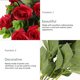thumbnail image 5 of GOOHOCHY Ramo de flores falsas Ramo de flores de rosas Ramo de rosas de imitación Adorno de rosa de imitación, 5 of 7
