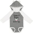 thumbnail image 3 of Inktastic Nana and Papa Love Me Heart Grandchild Boys or Girls Long Sleeve Baby Bodysuit, 3 of 5