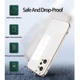 thumbnail image 4 of Compatible with Realme GT Neo 2 Case Silicone Shockproof Realme GT Neo 2 Phone Case Anti-Scratch Ultra Thin Plating TPU Cases (Realme GT Neo 2, White), 4 of 14