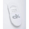 thumbnail image 3 of Calvin Klein Women's 3 Pair Cotton Sneaker Liner Socks, White, 6-9.5, 3 of 3