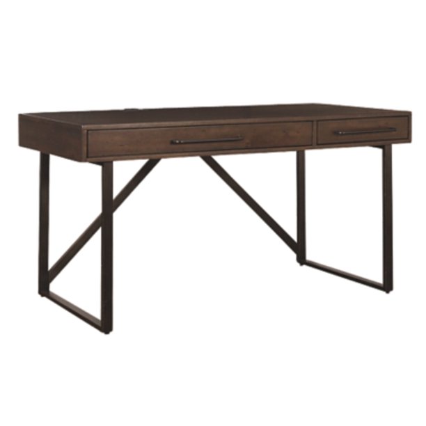 Signature Design By Ashley Starmore Dark Brown Casual Home Office Small Desk Walmart Com Walmart Com