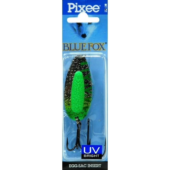 Rapala Ak Pixee Spoon 7/8  Fluorescent Green Uv